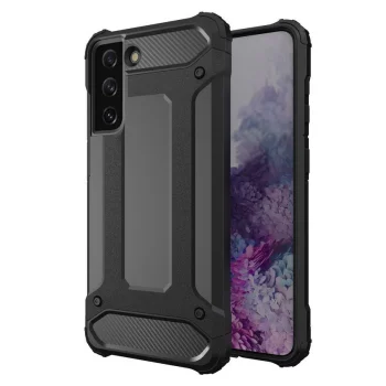 Hybrid Armor triecienizturīgs vāciņš Samsung Galaxy S22+ (melns)