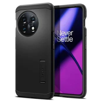 Oneplus 11 5G Spigen Tough Armor Case Cover, Black | Telefona Vāciņš Maciņš Maks Apvalks Bampers
