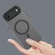 Magnetic Abrasive iPhone 17 Air vāciņš ar MagSafe atbalstu, matēts melns