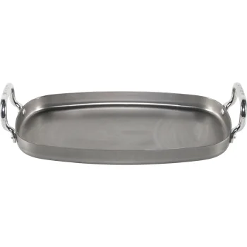 De Buyer Mineral B La Plancha taisnstūra grilpanna, 38 x 26 cm