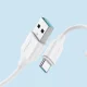 Joyroom Long-Lasting Series A9 USB-A uz USB-C kabelis 3A 1m, balts