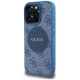 Guess 4G Circle Classic Logo MagSafe vāciņš iPhone 16 Pro, zils