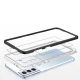 Hybrid Armor Clear 3 in 1 vāciņš Samsung Galaxy S21+ 5G, melns