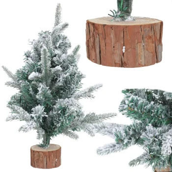 Mākslīgā Ziemassvētku eglīte ar sniegu, 50 cm