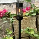 Forever Light SUNARI FLS-15 LED solārā dārza lampa, melna