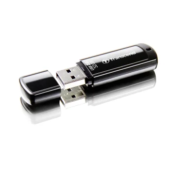 USB zibatmiņa Transcend JetFlash 350 32 GB USB 2.0, melna