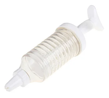 Konditorejas krēma šļirce + 8 uzgaļi | Plastic Cream Dispenser Syringe with 8 Nozzles