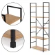 Modernhome koka plaukts LOFT, 5 plaukti