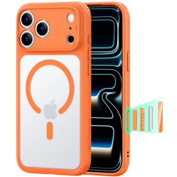Vāciņš ESR Classic Hybrid MagSafe priekš iPhone 18 Pro Max / 17 Pro Max, oranžs