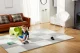 Ricokids 738200 putu paklājiņš - puzle 60x60 cm 4 gab., balts/pelēks
