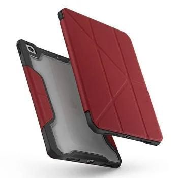 Apple iPad 10.2" 2019 / 2020 / 2021 Uniq Etui Trexa Cover Case, Red | Planšetes Vāciņš Maciņš Apvalks Grāmatiņa