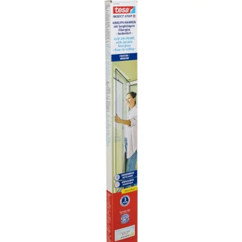 Pretmoskītu tīkls logiem Tesa Insect Stop Clip-On 55360, 1,2 x 2,4 m, antracīta