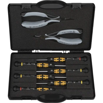 Elektronikas instrumentu komplekts KNIPEX ESD 00 20 18, 8 gab.