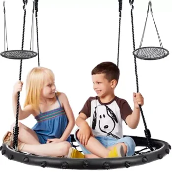 Malatec HB23513 bērnu šūpoles ar 100 cm diametru un 150 kg kravnesību