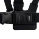 Krūšu stiprinājums GoPro, SJCAM sporta kamerām, Melns