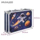 Maaleo mākslas piederumu komplekts koferī bērniem, 145 gab., Astronauts