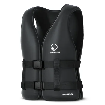 Drošības veste TSUNAMI Aqua Lite 50, M izmērs, melna
