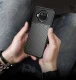 Xiaomi Mi 10T Lite Thunder Series Twill Texture TPU Mobile Phone Cover Case, Black | Vāks Maciņš Maks Apvalks
