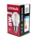 Maclean MCE268 LED Filament Spuldze E27, 8W, 3000K, Silti Balta