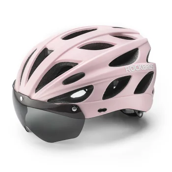 Rockbros TT-16-F veloķivere ar magnētisku UV aizsargstiklu, 58–62 cm, rozā