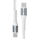 3mk Hyper Cable N-SERIES USB-C uz USB-C kabelis 100W 1m, balts