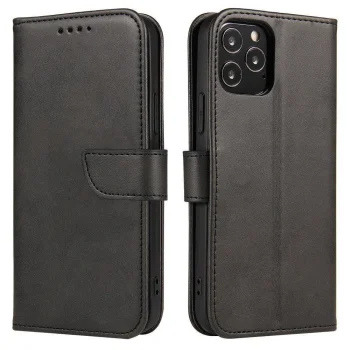 Magnet Case atverams vāciņš OnePlus Nord N200 5G Melns