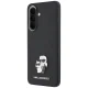 Karl Lagerfeld Saffiano w/ K&C Metal Logo vāciņš Samsung Galaxy A57 5G, melns