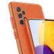 Samsung Galaxy A72 (SM-A725F/DS) Dux Ducis Yolo Elegant Case Cover Soft TPU and PU Leather, Orange | Telefona Maciņš...