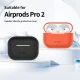 Austiņu maciņš Tech-Protect Silicone priekš Apple AirPods Pro 1 / 2, oranžs