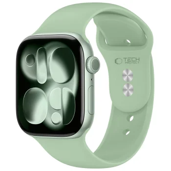 Tech-Protect Silicone siksniņa Apple Watch 40/41/42 mm, gaiši zaļa