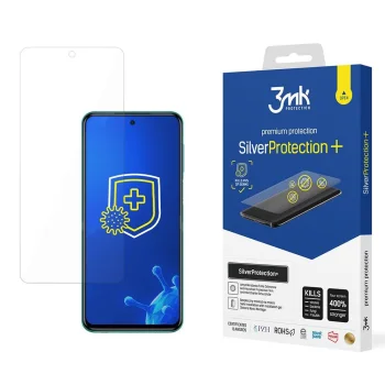 Xiaomi Redmi Note 9 Pro / 9s / Max 3MK Silver Protect+ Antibacterial Screen Protector | Antibakteriāla Telefona...