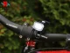 Bailong CREE XR-E Q5 5W velosipēda priekšējais lukturis, melns