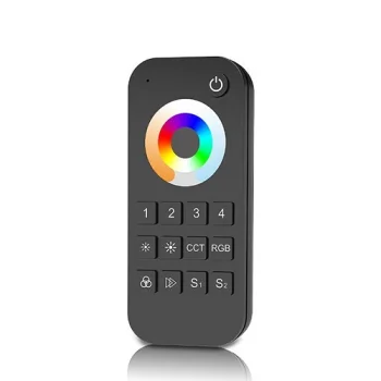 RT10 RF tālvadības pults LED apgaismojumam, 4 zonas, RGB/RGBW/CCT, 2.4 GHz