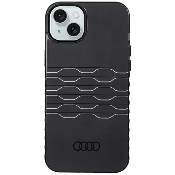 Audi IML MagSafe vāciņš priekš iPhone 15 Plus / 14 Plus 6.7", melns