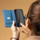 Atverams vāciņš Smart Triangle priekš Honor Magic 8 Lite, zils