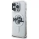 Karl Lagerfeld IML Glitter Karl & Choupette MagSafe vāciņš iPhone 16 Pro, caurspīdīgs