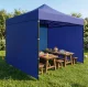 Maināms jumts dārza paviljonam 3x3m MultiGarden 420D PVC, zils