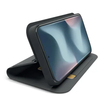 Atverams vāciņš SBS Wallet Smooth, Xiaomi Redmi Note 15 4G, melns
