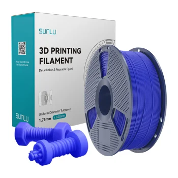 Sunlu ABS High-Speed 3D printera kvēldiegs 1.75 mm 1 kg, zils