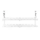 Maclean MC-102 W zemgalda kabeļu organizators, 2 līmeņi, balts
