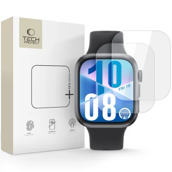 Tech-Protect Hofi Hydro Flex+ hidrogēla aizsargplēve Huawei Watch Fit 3 / 4, 2 gab.