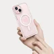 Tech-Protect iPhone 15 vāciņš FlexAir Hybrid MagSafe, caurspīdīgs ar spīdumiem