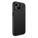 Atverams vāciņš Nillkin Qin Leather Pro Case iPhone 14 Plus ar kameras vāciņu, melns