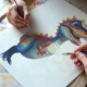 Massido Dino glezna pēc numuriem, 40x50 cm