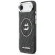 Karl Lagerfeld IML Choupette Head Logo MagSafe iPhone Air vāciņš, melns