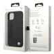 BMW iPhone 14 Plus vāciņš Silicone Signature Logo MagSafe, melns