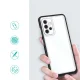 Hybrid Armor Clear 3in1 vāciņš Samsung Galaxy A73 telefonam, melns