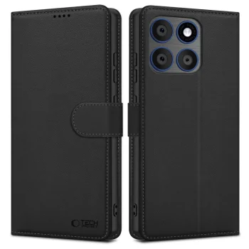 Tech-Protect Wallet atverams telefona vāciņš Motorola Edge 70 5G, melns