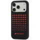 Audi Sport mākslīgās ādas vāciņš priekš iPhone 18 Pro / 17 Pro ar MagSafe, melns