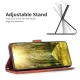 Apple iPhone 14 Pro 6.1\'\' Geometric Texture Wallet Stand Leather Phone Book Case Cover, Brown | Telefona Vāciņš...